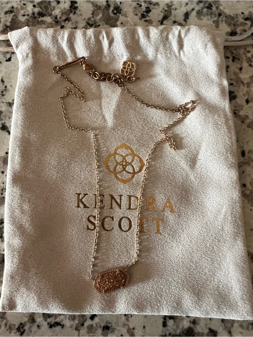 Kendra Scott Rose Gold Pendant Necklace